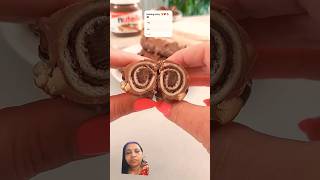 Chocolate rolls nutella recipe snickers food shorts youtubeshorts trending chocolate yt [upl. by Kronfeld416]