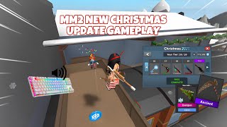 MM2 BUYING EVERYTHING IN THE NEW CHRISTMAS UPDATE  GAMEPLAY KEYBOARD ASMR [upl. by Idnis]