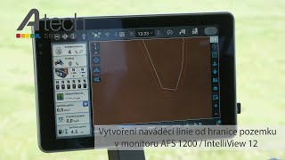 Naváděcí linie od hranice pozemku na monitoru AFS 1200  IntelliView 12 [upl. by Aneeh888]