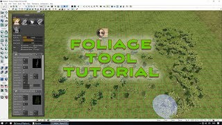 How to use Foliage tool in Heroes VII UE [upl. by Hebrew]