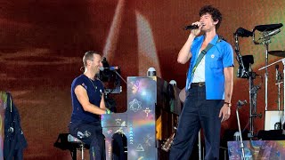 Coldplay amp Shawn Mendes  Fix You Live from Music and the Spheres World Tour 2024 Munich Germany [upl. by Deerc310]