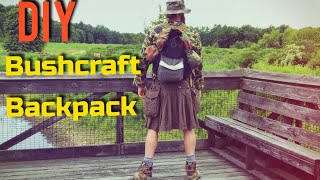 Make Your Own Gear Bushcraft Backpack Soviet Veshmeshok Plash Palatka [upl. by Adilen642]