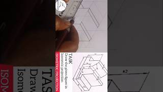 How To Draw Isometric Projection In Technical Drawing And Engineering Graphics [upl. by Afatsom]