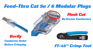 IDEAL FT45 Feed ThruModular Plug Crimp Tool Long [upl. by Giarg]