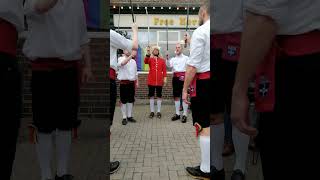 Sallyport Sword dancing Grenoside with their permission at The Cumberland Arms [upl. by Yalcrab]