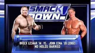 WWE FULL MATCH  Legendary Battle Brock Lesnar vs John Cena  SmackDown 2003 Unforgettable Clash [upl. by Rovit]