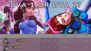 ow 2 dva player plays dva in ow1  dva gameplay overwatch 1 [upl. by Netsrak]