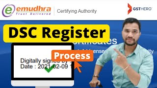 Digital Signature Certificate  DSC 2021  How to register DSC digital signature [upl. by Nnayt970]