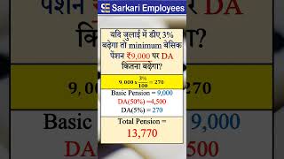 Minimum Basic Pension Increase from july 2024 da3 [upl. by Ahon90]