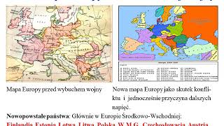 Skutki Pierwszej wojny światowej SP1 Klasa 7 [upl. by Rebmit]