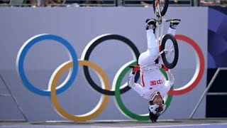 Deng Yawen of China wins freestyle Bmx gold and Deng Yawen wows her way to BMX park gold [upl. by Casi]