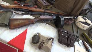 53 FIERA DI MILITARIA NOVEGRO MI 18  5  2013  ARMI RUSSE DELLA 2 GM [upl. by Dido]