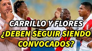 EL NIVEL DE FLORES Y CARRILLO ES MUY BAJO PARA ESTAR EN LA SELECCIÓN PERUANA [upl. by Natrav]