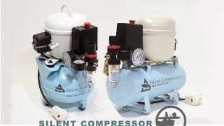 silent air compressor fridge motor  kompresor dari mesin kulkas [upl. by Dogs]