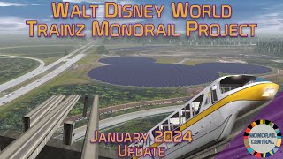 Small Improvements to the Monorail Route 12024 Update  Walt Disney World Trainz Monorail Project [upl. by Fu881]