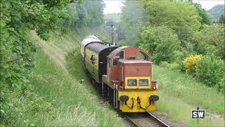 D9551 leaving Bewdley 20th May 2022 [upl. by Arrej]