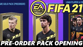 FIFA 21 PreOrder Pack Opening Ultimate Edition  EA Play Pro Early Access Video [upl. by Lohner728]