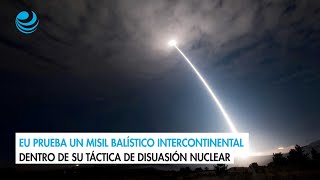 EU prueba un misil balístico intercontinental dentro de su táctica de disuasión nuclear [upl. by Ayikahs]