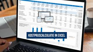 Kostprijscalculatie in Excel  complete set templates voor kostprijscalculaties [upl. by Amliv]