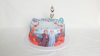 Frozen Torte  modelieren von Olaf den Schneemann [upl. by Ettenhoj215]