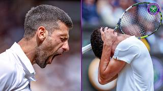 Novak Djokovic saves three Championship Points  THAT game in full v Carlos Alcaraz  Wimbledon 2024 [upl. by Katherina]