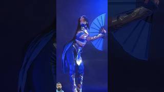 Kitana wins flawless Victory 💫 mortalkombatcosplay freefire cosplay wwe marvel fighter mk [upl. by Teddy]