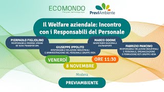 Il Welfare aziendale incontro con i Responsabili del Personale [upl. by Sussi]