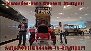 MercedesBenz Museum in Stuttgart BadenWürttemberg Automobilmuseum unterwegs mit Justus König JK [upl. by Lehsar]