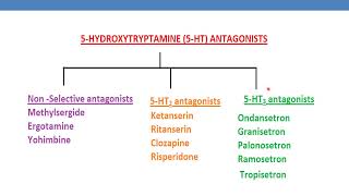 Classifcation of 5HT antagonists [upl. by Ramed454]