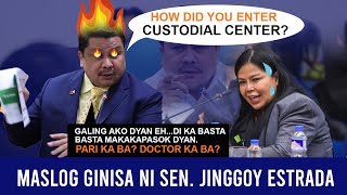 How did you enter the Custodial Center Senator Estrada [upl. by Niattirb981]