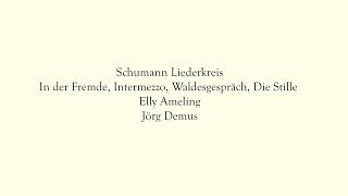 Elly Ameling  Jörg Demus Liederkreis op 39  Schumann part 1 [upl. by Durst]