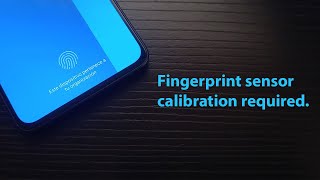 Fingerprint sensor calibration required Samsung A50 SMA505G [upl. by Forsta934]