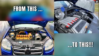 Building a Volkswagen Golf R32 Turbo in 15 minutes [upl. by Weingarten602]