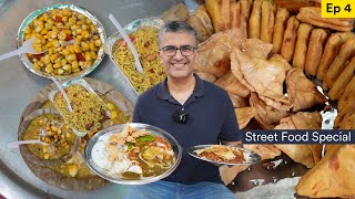 Ep4 Delhi Neighbourhood Eats l Connaught Place Street Food Special l Poha Chach Odeon Bhelpuri [upl. by Torin]