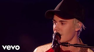 Justin Bieber  Love Yourself amp Sorry  Live at The BRIT Awards 2016 ft James Bay [upl. by Calvina626]