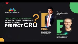 Chief Revenue Officer Talk Series  Episode 4  What Experience Makes the Perfect CRO [upl. by Aielam]