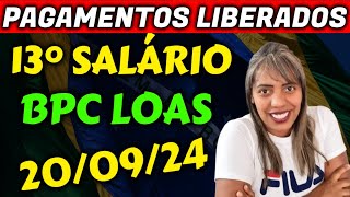 ✔️ PREPARESE 13° SALÁRIO BPC LOAS  PAGAMENTOS LIBERADOS [upl. by Anuahsar957]