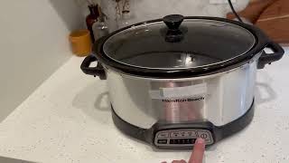 Hamilton Beach Programmable Slow Cookers with Flexible Easy Programming Review [upl. by Alfred]