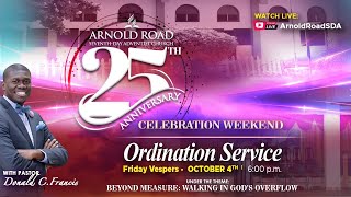 25 Anniversary Service Ordination Pastor  Oct 4 2024 [upl. by Campy]