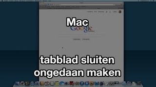 Tabblad sluiten ongedaan maken VideoBytes  Mac [upl. by Judie]