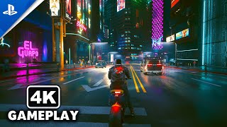 Cyberpunk 2077 PS5 Open World Free Roam Gameplay in 4K 60FPS [upl. by Lomaj]