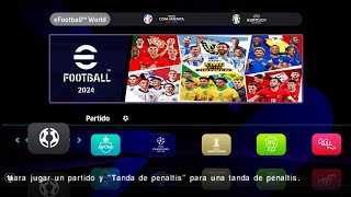 eFootball Pes 2025 PPSSPP Chelito 19 Mod EURO 2024 amp Copa América Faces 4K UPDATE Kits Câmera PS5 [upl. by Radie]