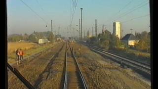 Lokovison Leipzig nach Berlin Ostbahnhof 1992 57 min [upl. by Nwahsak]