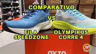 COMPARATIVO FILA SPEEDZONE X OLYMPIKUS CORRE4 [upl. by Nicolina]