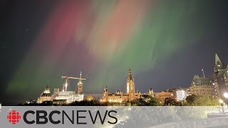 Best photos of northern lights in and around Ottawa [upl. by Urion214]