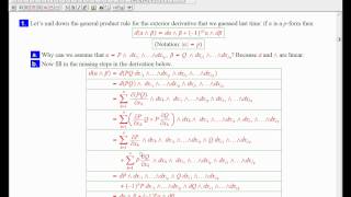 Intro to differential forms part 14 [upl. by Nolrev]