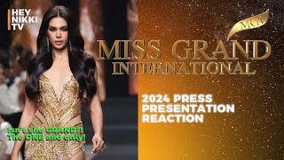 LIVE MISS GRAND 2024 Press Presentaion Reaction [upl. by Htebzil875]