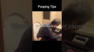 Pooping Tips When no toilet paper [upl. by Granniah7]