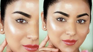 Easy 3Step GlowingDewy Makeup Tutorial No Highlighter [upl. by Faludi744]