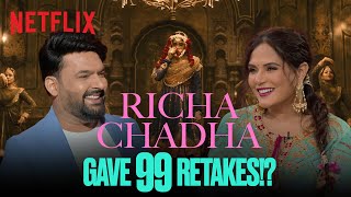 Richa Chadha shares the Story of her RETAKES in Heeramandi 😱 TheGreatIndianKapilShow [upl. by Alisa]